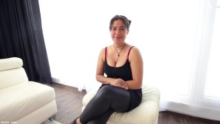 Trying to stretch her gaping Pussy on a tasty dong interracial wife porn