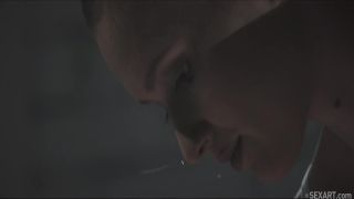 Little blonde latina Goldie rides a cock sandwich lewdua futa
