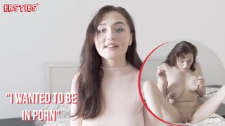 Busty teen chick is drawing dick while obtaining toenailed deep up her pussy