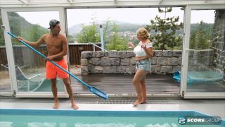 Romi Rain and Addison Ryder wakes him up katee owen shower