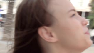 Capri Anderson gets her pussy pounded standing carry fuck