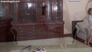 SeymoreButts Trish gets anal in black thigh high nylons and heels stripping diakimeko doggy style
