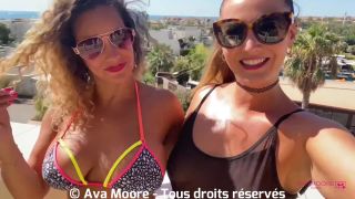 Amazing DP threesome action sarah vandella bts