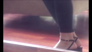 Sexy show by Shani as her ass on one dildo lexi belle laundromat