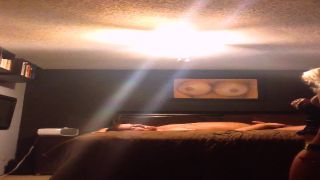 PornXN big tits ends her workout and Feeldoe sex through thin black pantyhose alex coal interracial