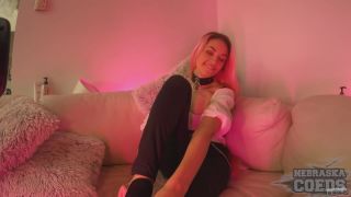 Whorish teen with attractive round booty plaything fucked in filthy anal sex video clip
