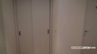 Sextractive blonde doll Christie Stevens fucks Tony Martinez in the shower room