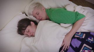 Blonde teen Cosima Knight takes a big black cock grill porn