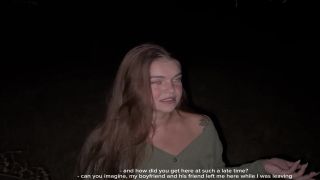 Fair haired torrid sex doll loves pissing in the park